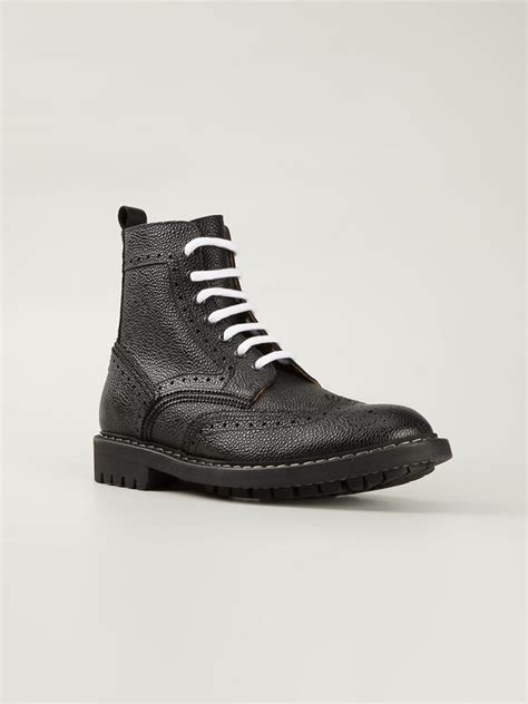 givenchy cut out brogue booties|Givenchy booties.